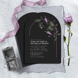 Sweet Floral Arch Wedding Lilac Arch ID998 Einladung