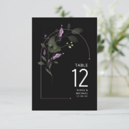 Sweet Floral Arch Wedding Table No. Lilac ID998 Einladung