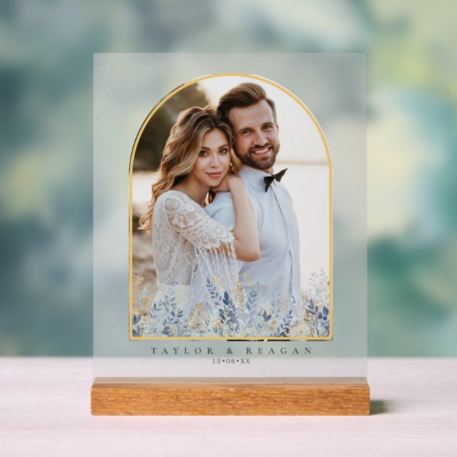 Sweet Floral Wedding Arch Foto ID1045 Acrylschild (Neutral)