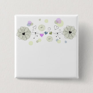 Sweet Flowers Button