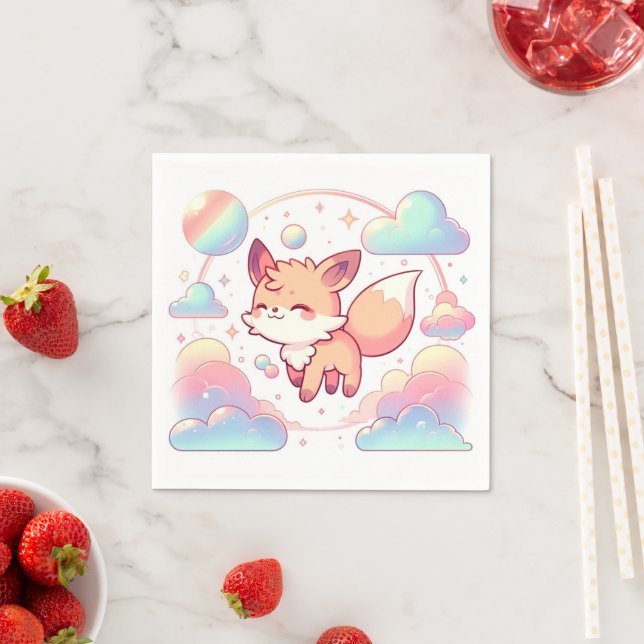 Sweet Fox Baby Dusche Serviette (Beispiel)