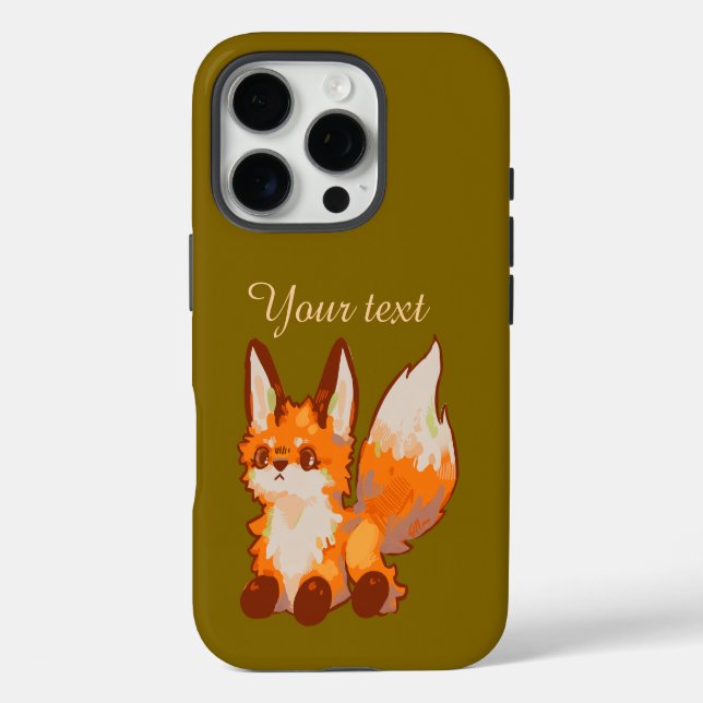 Sweet fox, vosje iPhone 16 pro hülle (Rückseite)