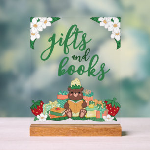 Sweet fraise Bear Cadeaux Livres Baby shower