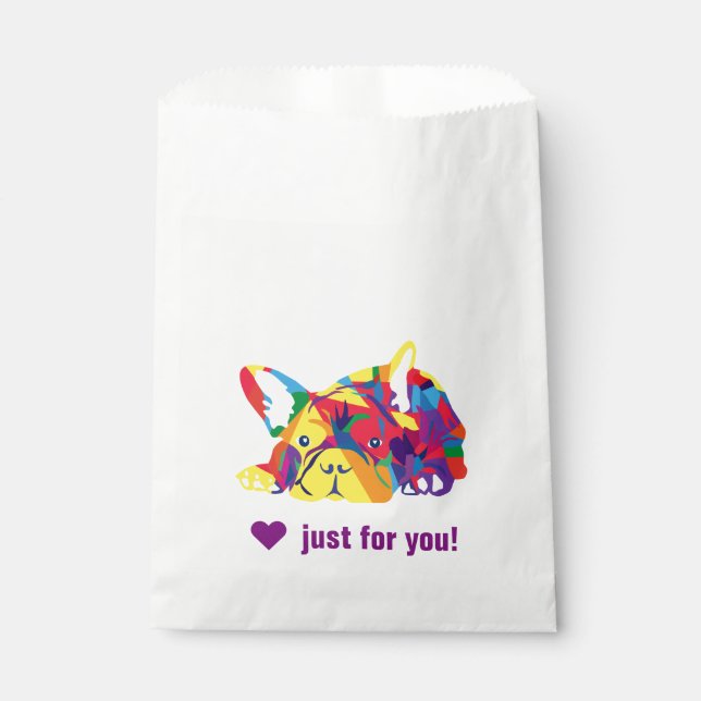 Sweet French Bulldog Geschenktütchen (Vorderseite)