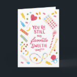 Sweet Funny Millennium ial Candy Greeting Card Karte<br><div class="desc">Sagen Sie Ihrer Freundin,  Freundin,  Freund oder Partnerin,  dass Sie sie nach all dieser Zeit noch immer lieben. Genau wie die Süßigkeiten,  die du als Kind gegessen hast. Dieses Retro-Design mit farbenfrohen Bonbons arbeitet für jeden Anlaß,  darunter Geburtstage,  Valentinstag und Jahrestage.</div>