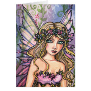 Sweet Garden Fairy Card by Molly Harrison