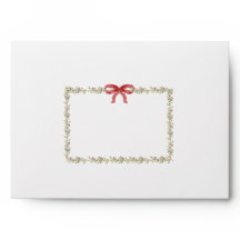 Sweet Garland Hand bemalt Weihnachtsumschlag
