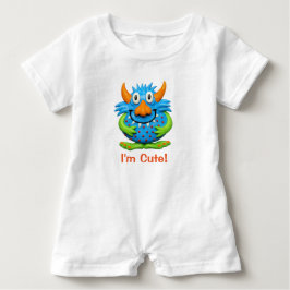 Sweet Gepunktet Monster Niedliches Baby Halloween Baby T-shirt
