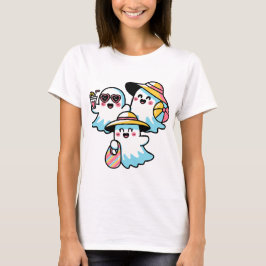 Sweet Ghosts am Strand T-Shirt