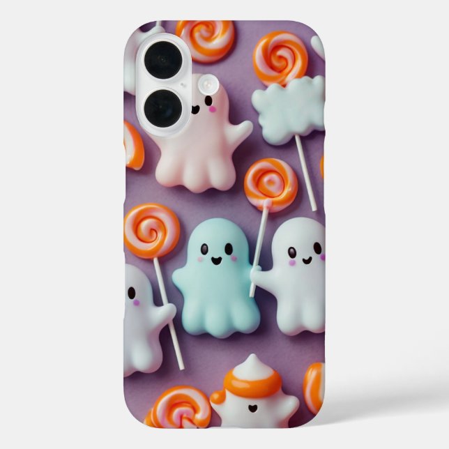 Sweet Ghosts iPhone 16 Hülle (Rückseite)