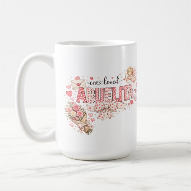 Sweet gift valentine's Abuelita  Kaffeetasse (Links)