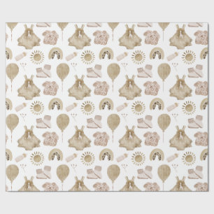 Sweet Giraffe Baby Jumper, Hintern, Flasche Geschenkpapier