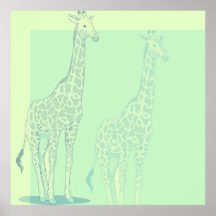 Sweet Giraffe Poster