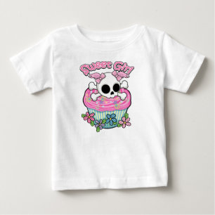 Sweet Girl Skull Baby T-shirt
