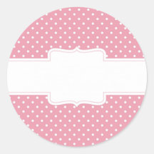 Sweet Girly Pink Dot Pattern