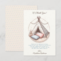 Sweet Girly Teepee Sleepover Party Geburtstag