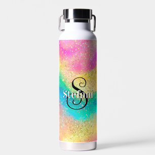 Sweet Glamour Rainbow Alcohol Ink Splash Trinkflasche