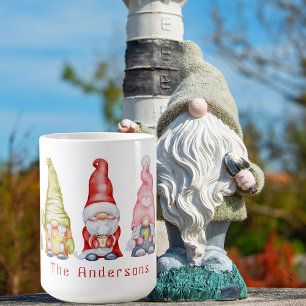 Sweet Gnome Familienname Holiday Kaffeetasse