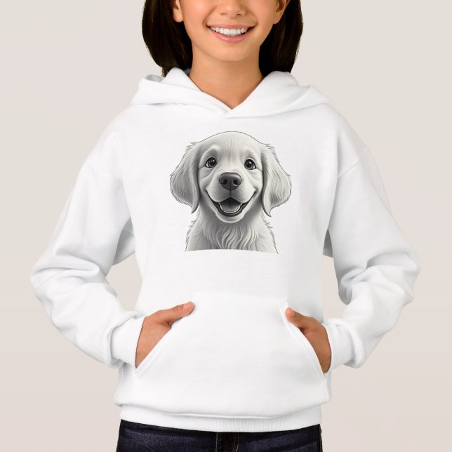Sweet Golden Joy: Pixar-Style Puppy Friends (Devant)