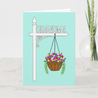Sweet Grandmas Floral Day Card Karte