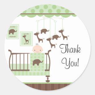 Sweet Green Baby RoomMerci Sticker