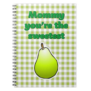 Sweet Green Pear Notizblock