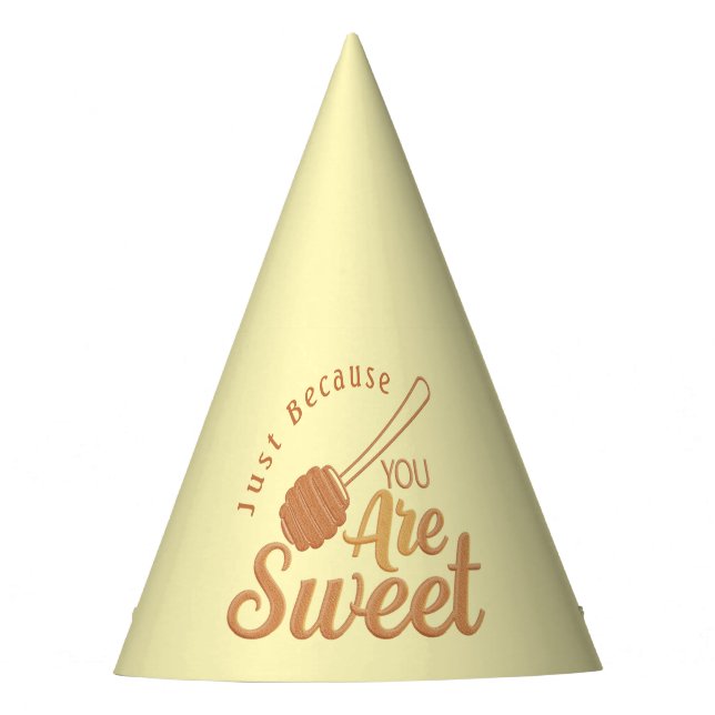 Sweet Guest Accent in Honey Yellow Partyhütchen (Vorderseite)