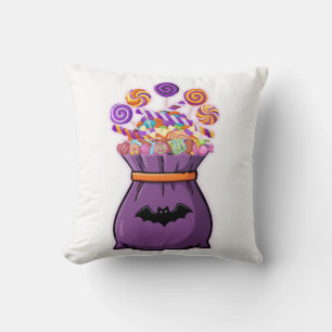 🍬 Sweet Halloween Candy Bag Kissen