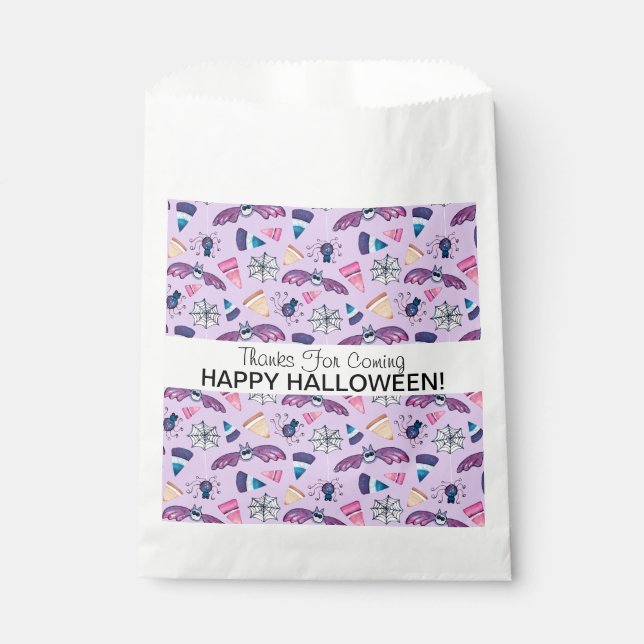 Sweet Halloween-Lavendel-Gastgeschenk Geschenktütchen (Vorderseite)