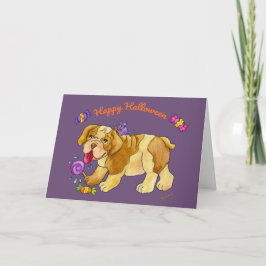 Sweet Halloween Puppy Card Karte