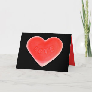 Sweet Heart Black 'Happy Valentine's Day' Karte