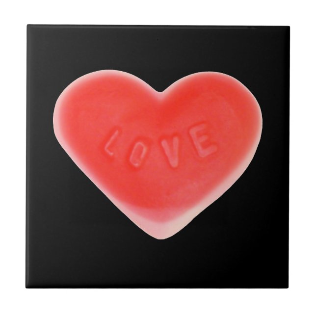 Sweet Heart Black Kachel (Vorderseite)