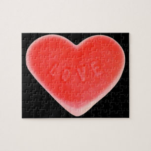 Sweet Heart Black Puzzle