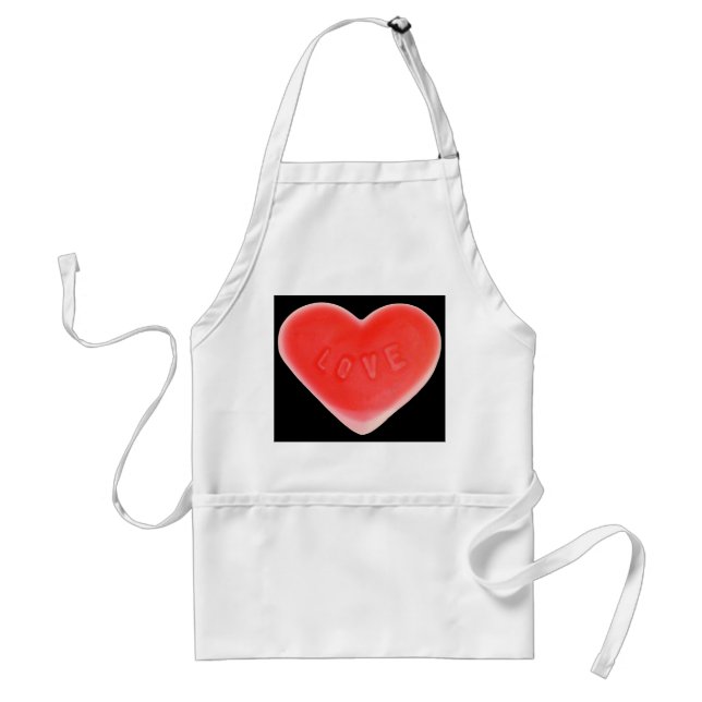 Sweet Heart Black Schürze (Vorne)