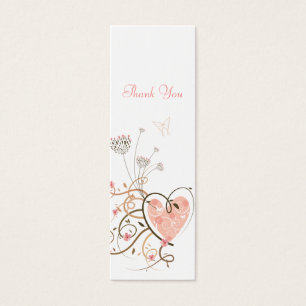 Sweet Heart & Butterfly Wirbel Gastgeschenk Hochze