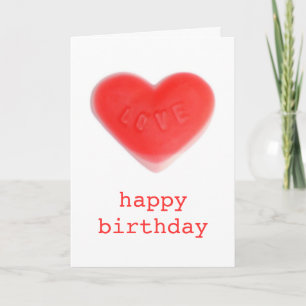 Sweet Heart 'Happy Geburtday' Kartenportrait Karte