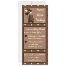 "Sweet heart Landung" - Einladung zur Babydusche