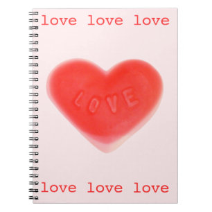 Sweet Heart Pink Notebook Notizblock