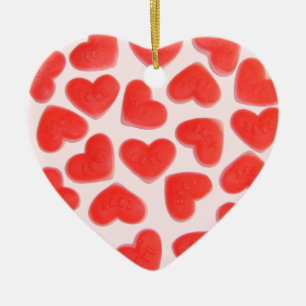 Sweet Heart Pink Ornament Herz 2 Seiten