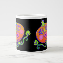 Sweet Heart Pumpkin Halloween Dekoration Jumbo-Tasse