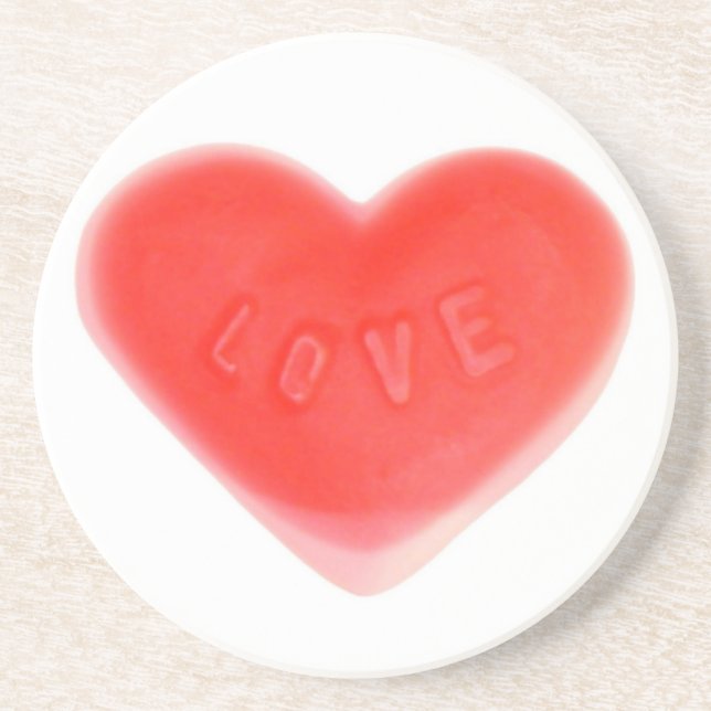 Sweet Heart Untersetzer rund (Vorne)