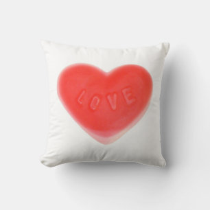 Sweet Heart wurf rotes Quadrat Kissen