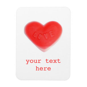 Sweet Heart "Your Text" Premium-Magnet Magnet