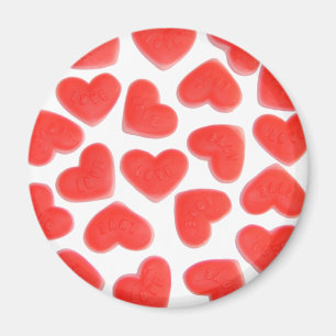 Sweet Hearts Kühlschrankmagnet rund