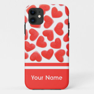 Sweet Hearts Name iPhone Case