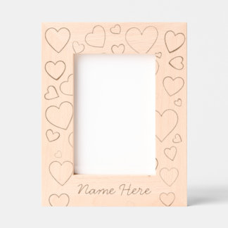 Sweet Hearts Personalized Engraved Frame Geätzte Rahmen