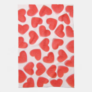 Sweet Hearts Pink Küchentücher