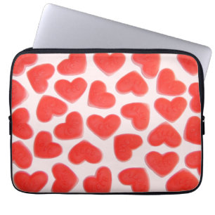 Sweet Hearts Pink Notebook-Hülle 13 Zoll Laptopschutzhülle