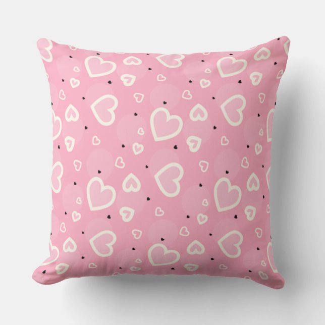 Sweet Hearts Valentine Kissen (Vorderseite)