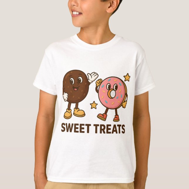 Sweet Heroes - Cookie & Donut's köstliches Abenteu T-Shirt (Vorderseite)